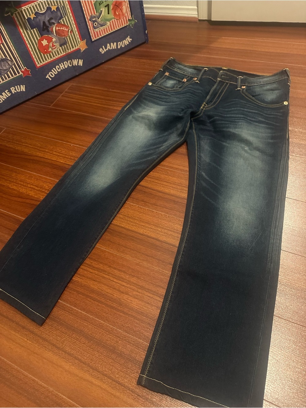Levi's Men's Dark Blue Flare Jeans